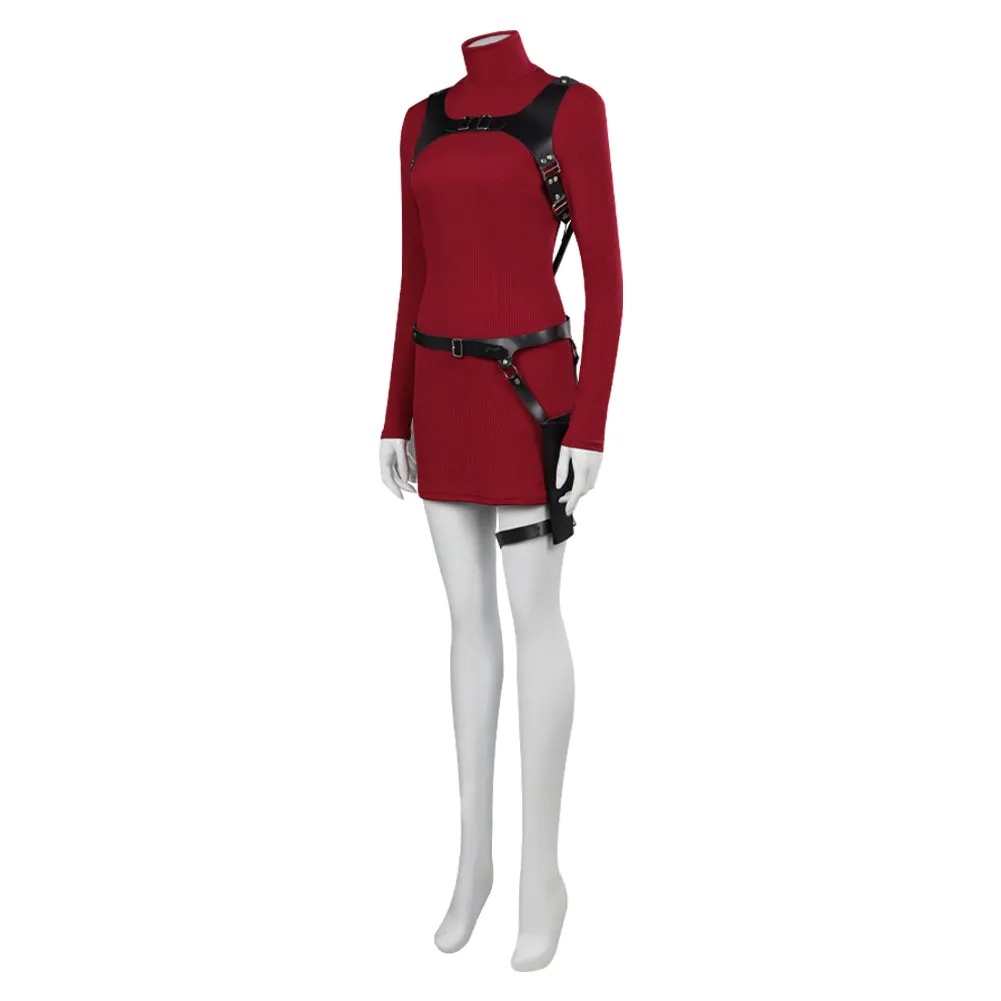 Resident Evil 4 Biohazard RE:4 Ada Wong Cosplay Costume Halloween Carnival Party Suit