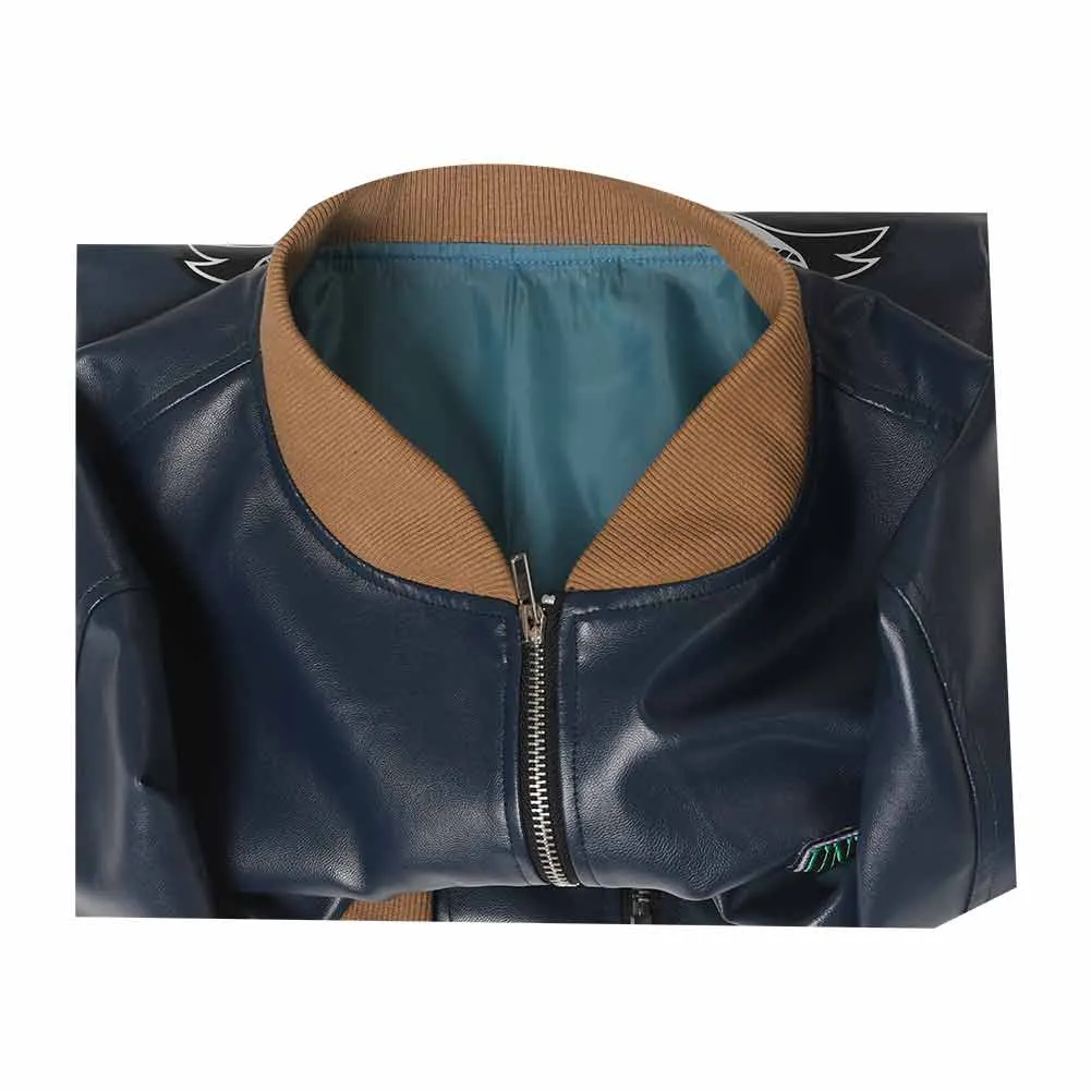 Resident Evil 4 Remake Leon S.Kennedy Coat Cosplay Costume Halloween Carnival Suit