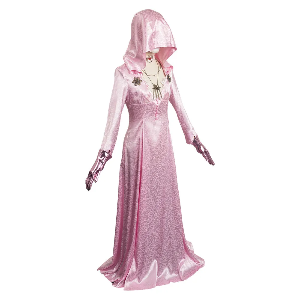 Resident Evil Moth Lady Original Design Cosplay Costume Pink Outfits Halloween Carnival Suit