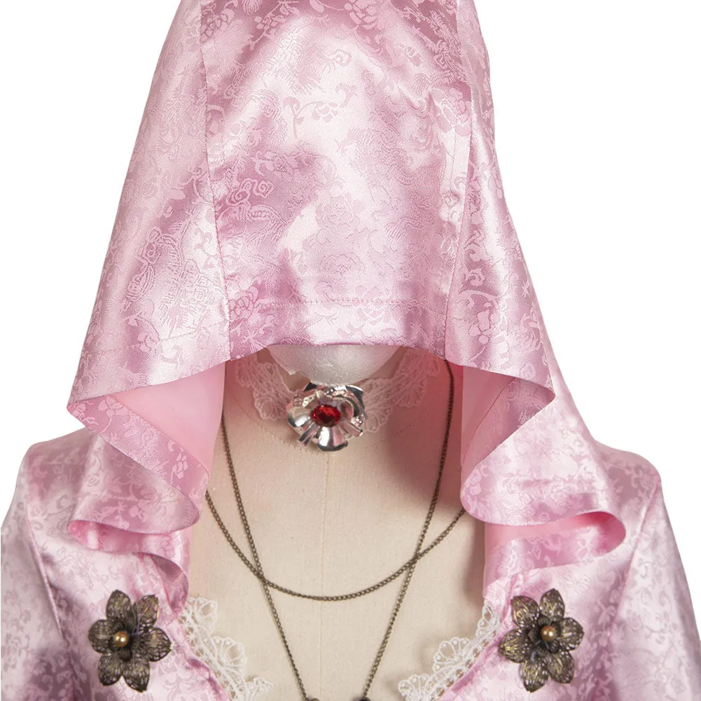 Resident Evil Moth Lady Original Design Cosplay Costume Pink Outfits Halloween Carnival Suit