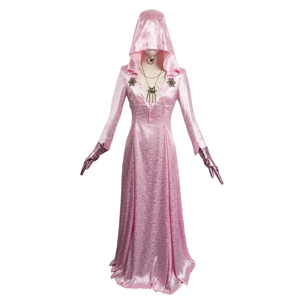 Resident Evil Moth Lady Original Design Cosplay Costume Pink Outfits Halloween Carnival Suit