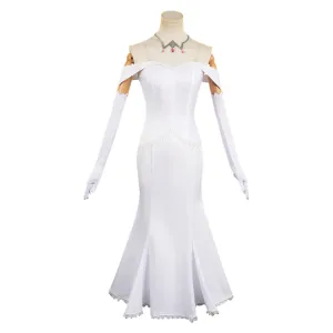 Re:Zero Kara Hajimeru Isekai Seikatsu Emilia White Dress Cosplay Costume Outfits