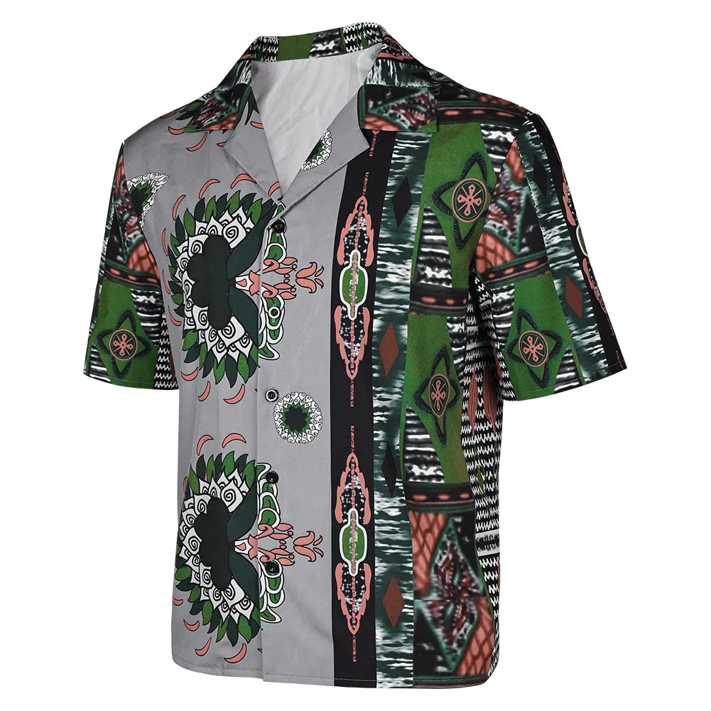 Road House 2024 James Dalton Movie Character Short Sleeve Printed Shirt Cosplay Costume Outfits