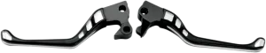 RSD 0062-4010-BM Avenger Brake/Clutch Lever Set - Contrast Cut