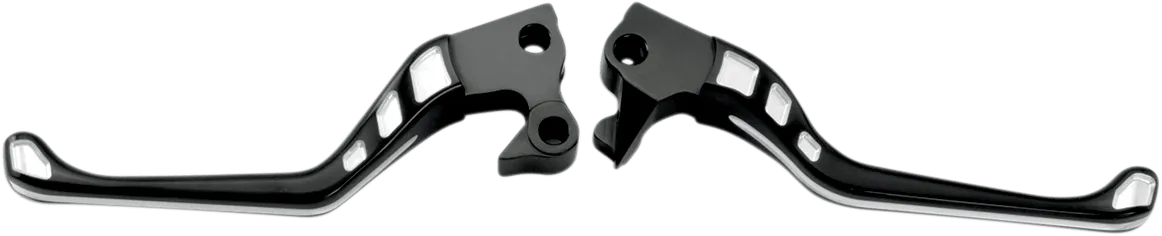 RSD 0062-4010-BM Avenger Brake/Clutch Lever Set - Contrast Cut