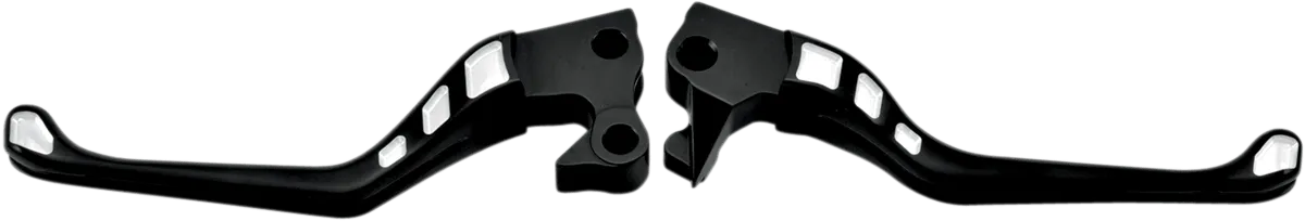 RSD 0062-4010-BM Avenger Brake/Clutch Lever Set - Contrast Cut