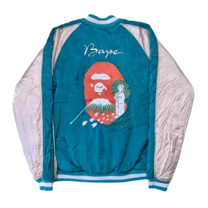[S] Bape Mt. Fuji Ape Head Souvenir Jacket