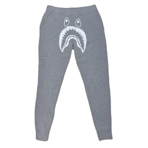 [S] Bape White Shark Face Sweatpants