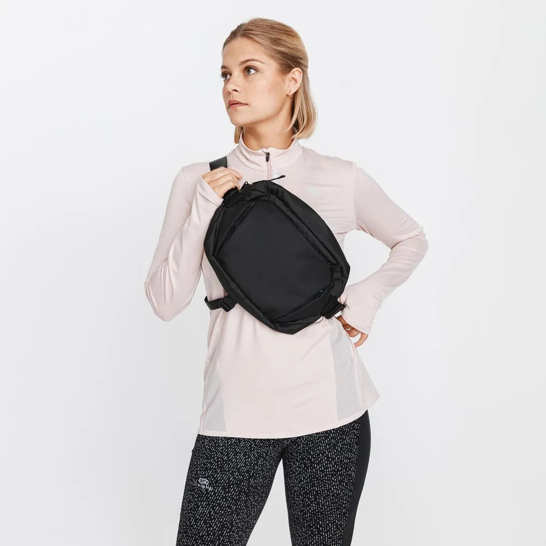 SAC BANANE MESSENGER - MARCHE URBAINE - ACTIV MBLTY NOIR