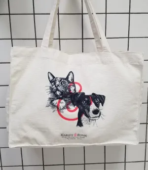 Sac Cabas Sérigraphié Hariet & Rosie