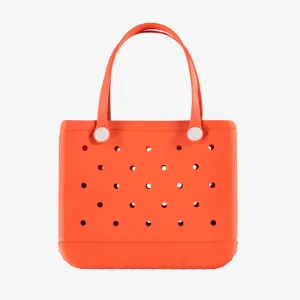 Sac fourre-tout de plage orange, enfant || Orange beach tote bag, child