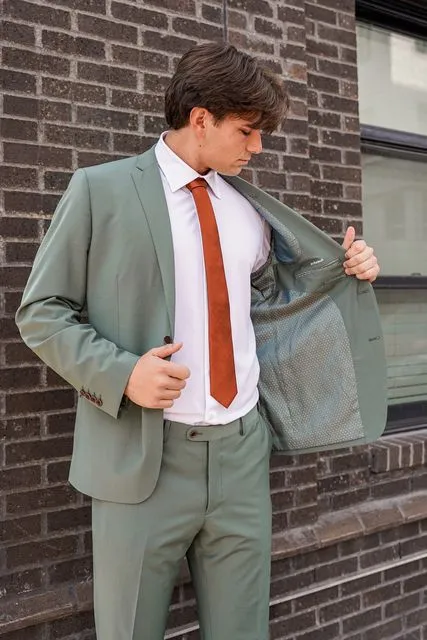 Sage Green Premium Suit Coat