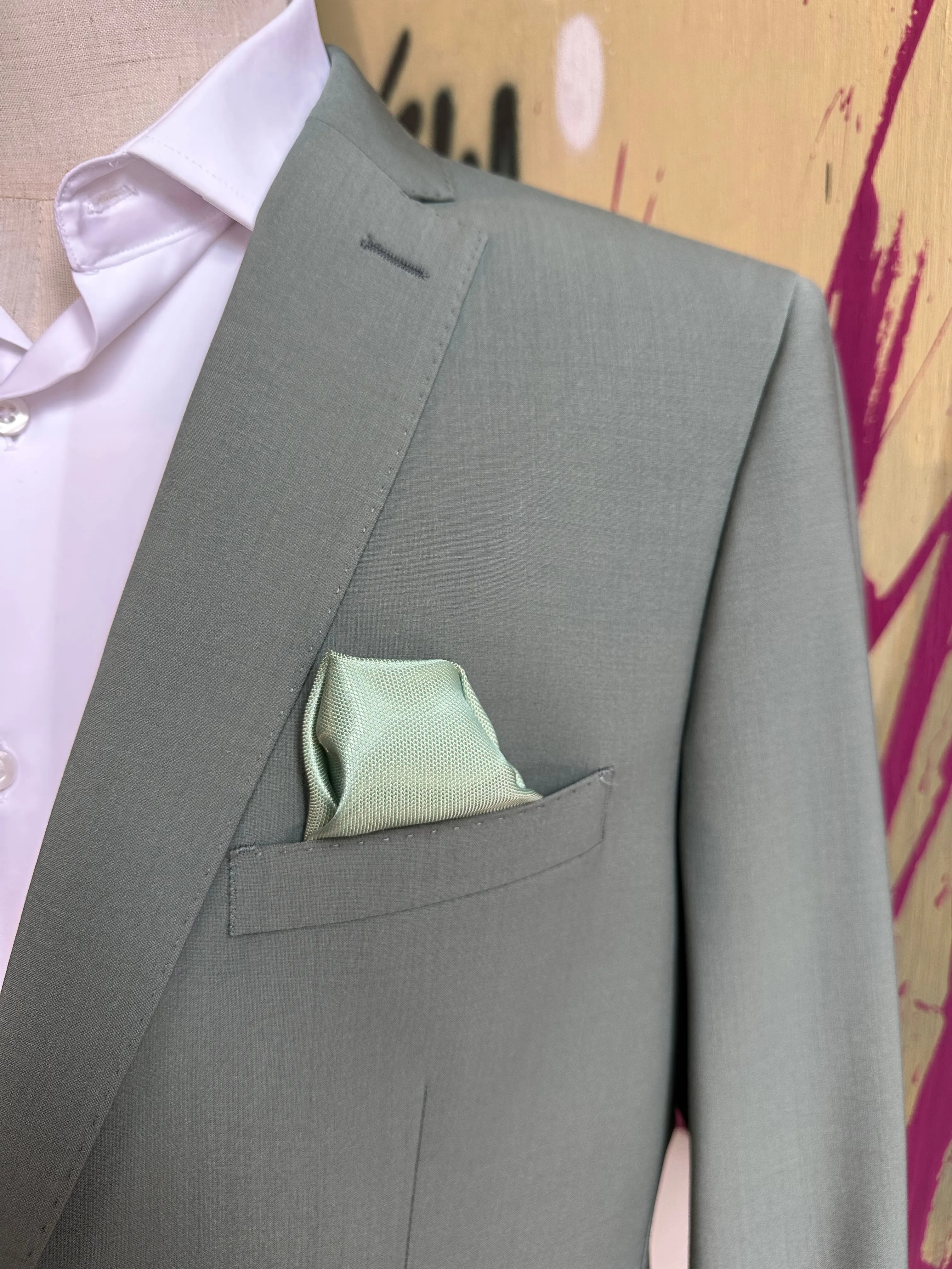 Sage Green Premium Suit Coat