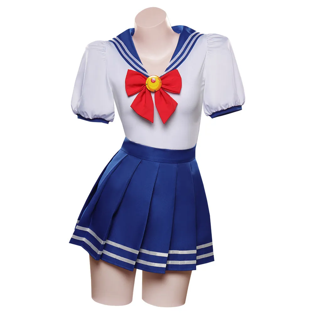 Sailor Moon  Cosplay Costume Sailor Suit Uniform Skirt Outfits Halloween Carnival Suit