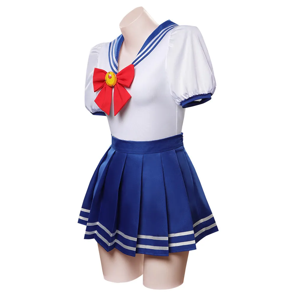 Sailor Moon  Cosplay Costume Sailor Suit Uniform Skirt Outfits Halloween Carnival Suit