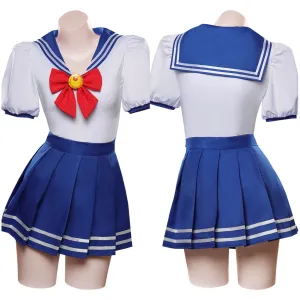 Sailor Moon  Cosplay Costume Sailor Suit Uniform Skirt Outfits Halloween Carnival Suit