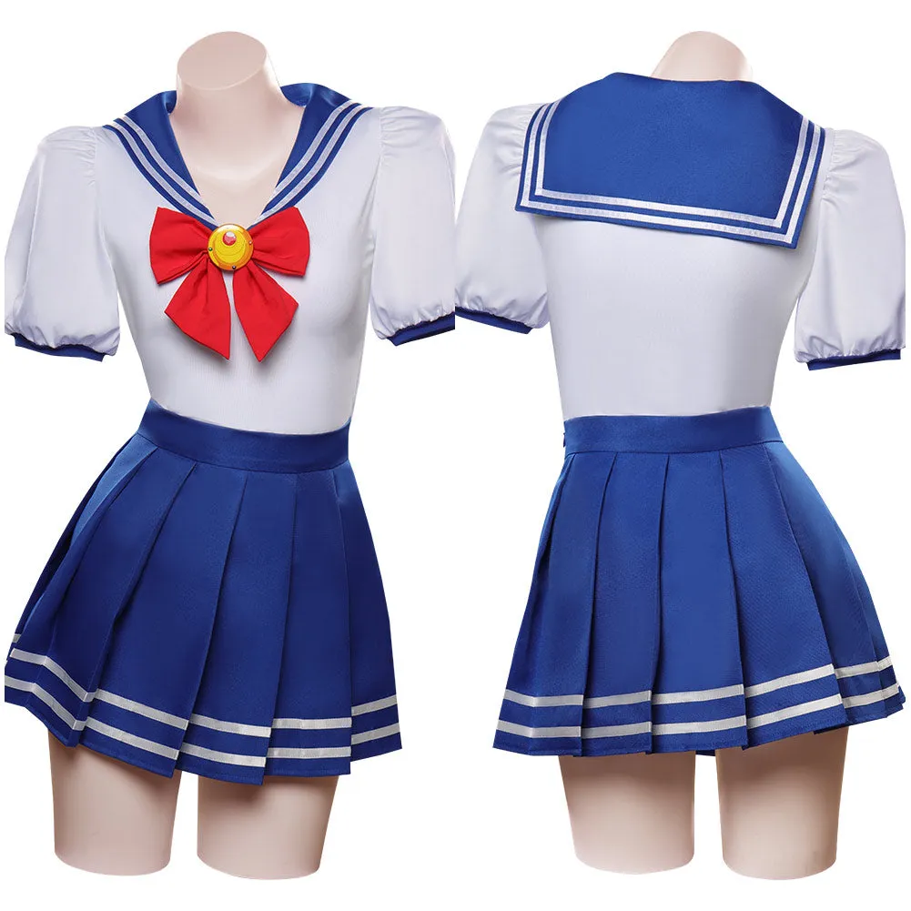 Sailor Moon  Cosplay Costume Sailor Suit Uniform Skirt Outfits Halloween Carnival Suit