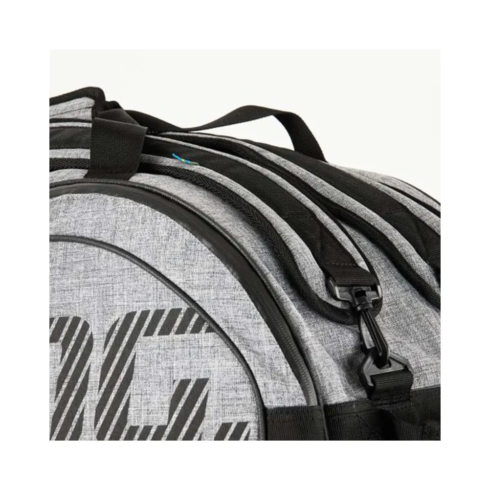 Salming Tour 9 rkt bag - Grey Melange