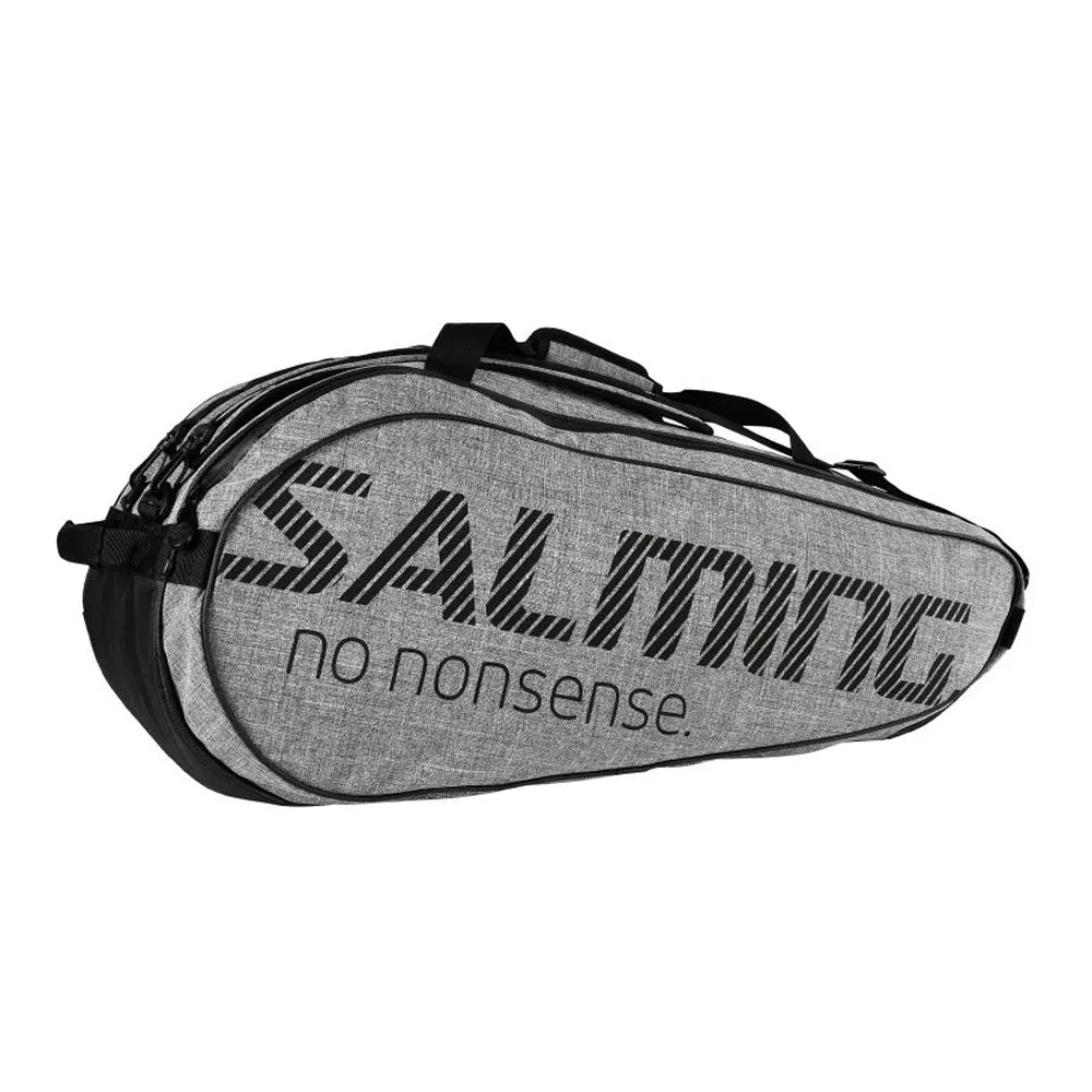 Salming Tour 9 rkt bag - Grey Melange