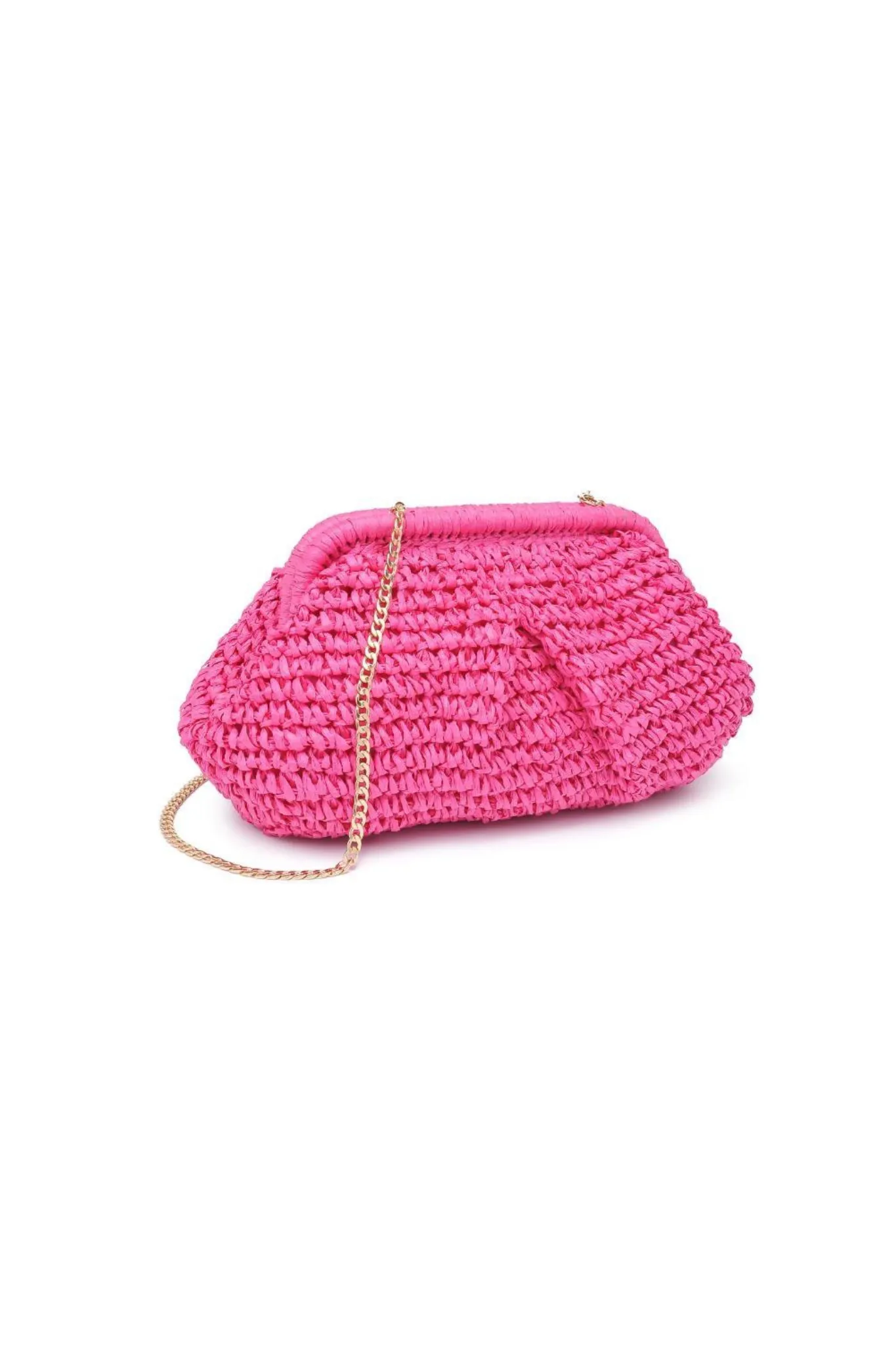 Sasha Raffia Clutch