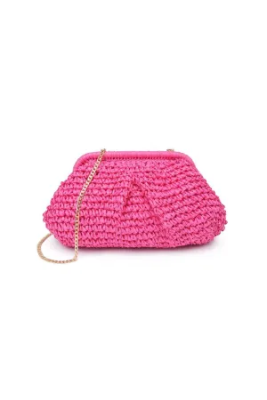 Sasha Raffia Clutch