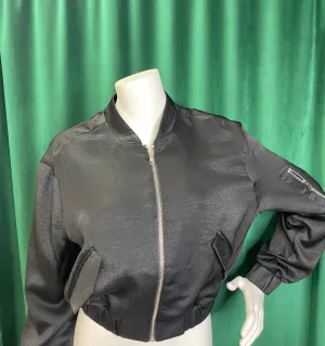 Satin Bomber Jacket