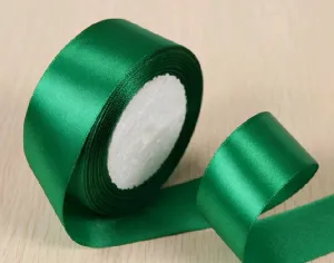 SATIN RIBBON (EMERALD GREEN)