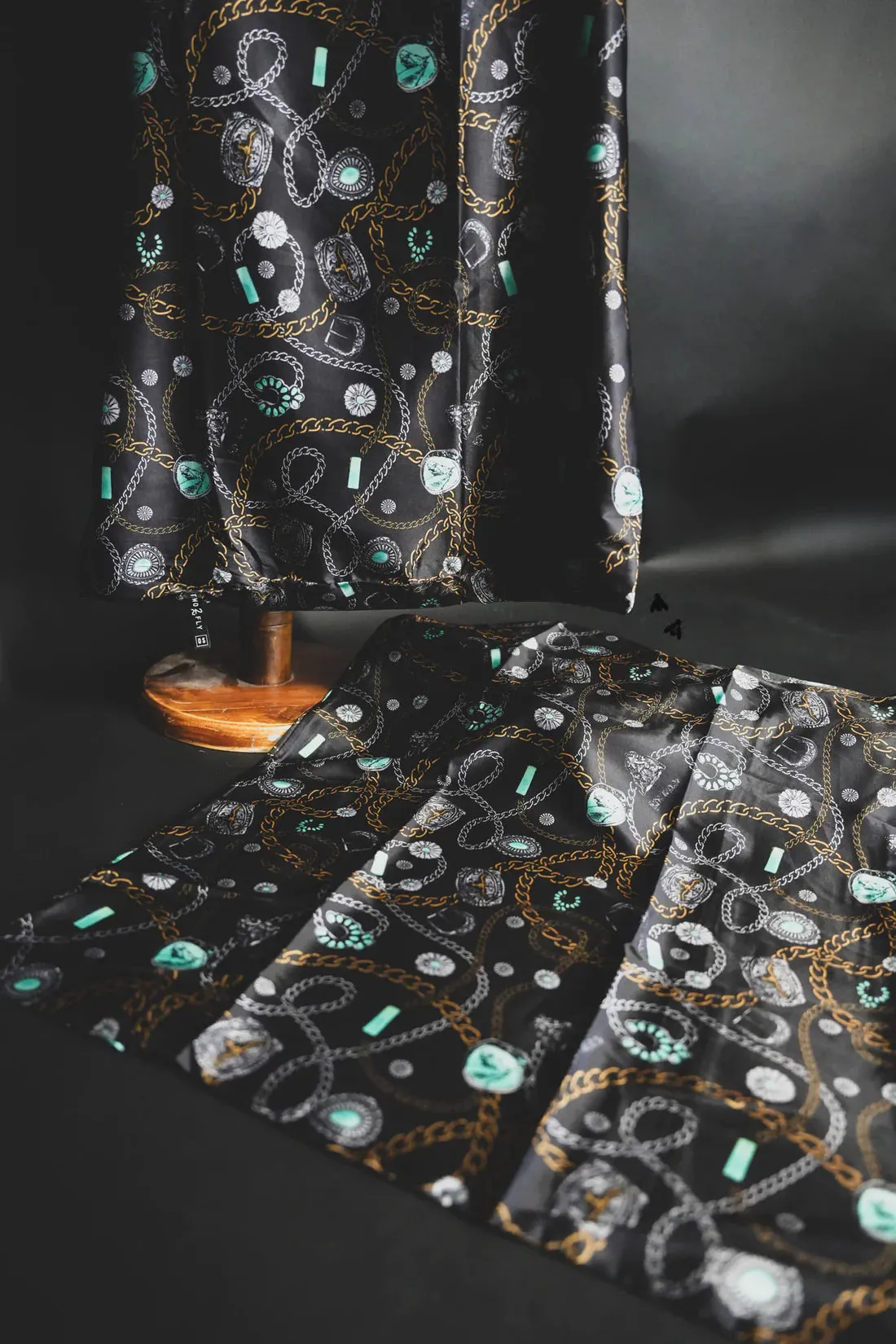 Satin Sleep Pillowcase Set - Cowboy Lux