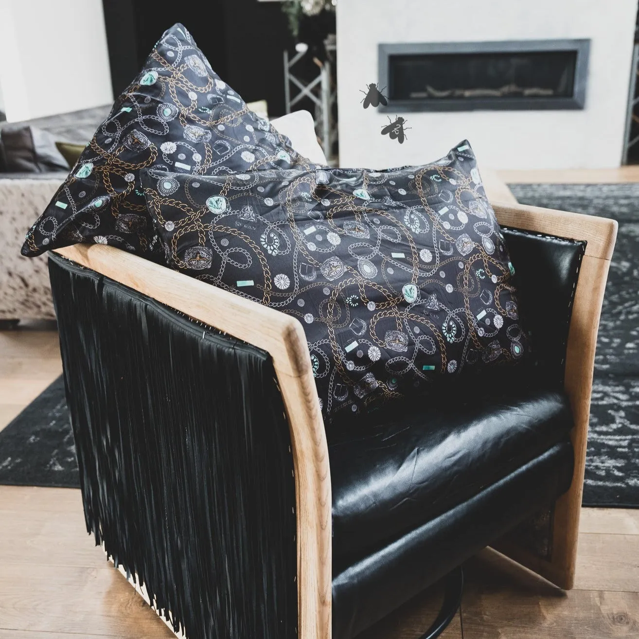 Satin Sleep Pillowcase Set - Cowboy Lux