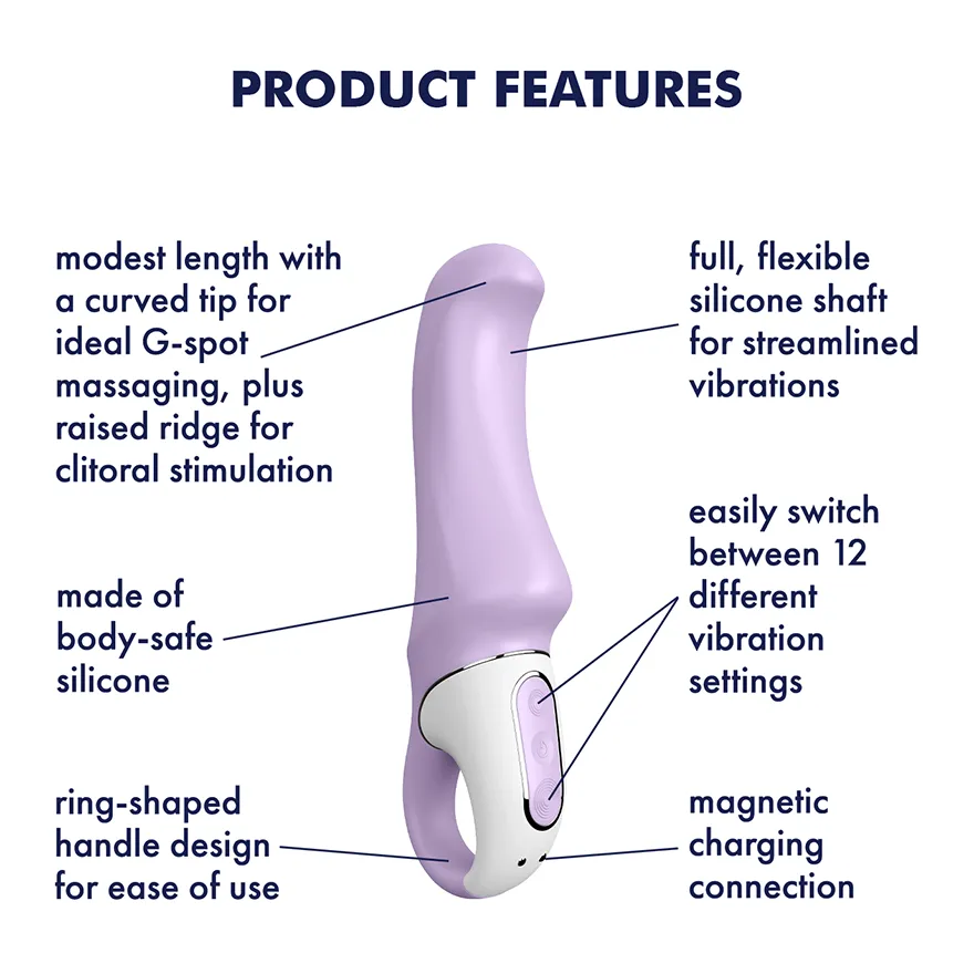 Satisfyer Vibes Charming Smile Rechargeable GSpot Vibrator