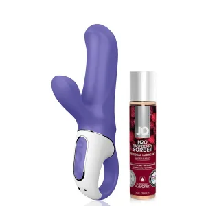 Satisfyer Vibes Magic Bunny G-spot Clitoral Vibrator - Sex Toy   30ml Lube