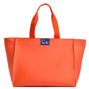 SEA STAR ORANGE - LARGE VOYAGER TOTE