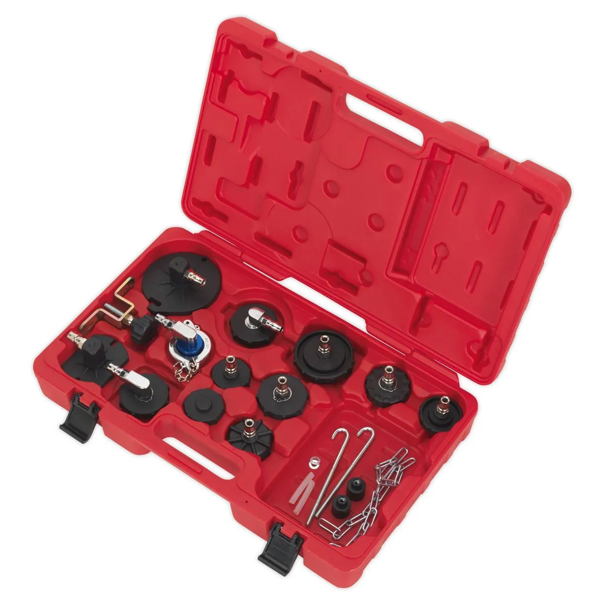 Sealey Brake & Clutch Bleeder Cap Set Universal European Automotive Garage