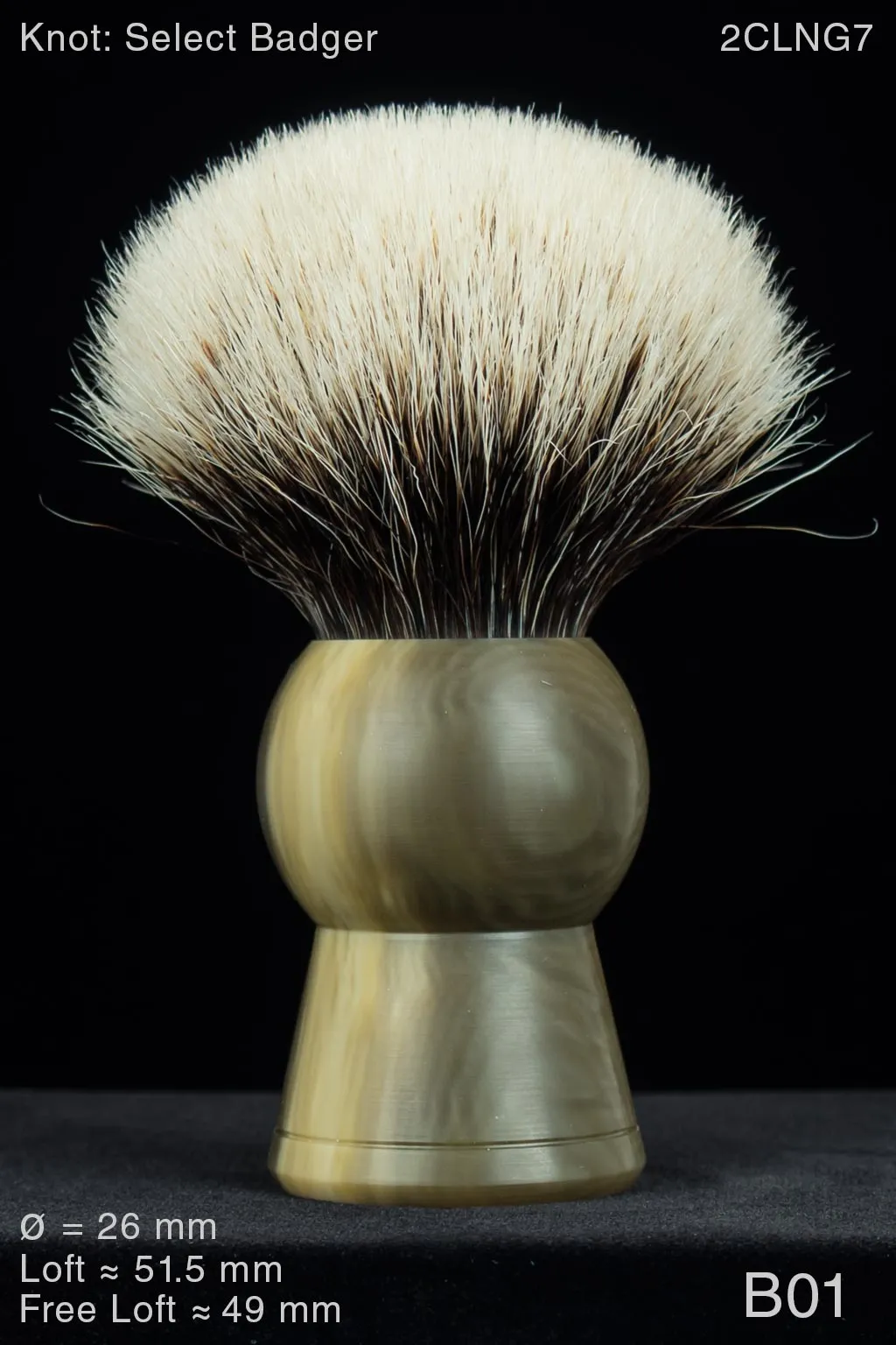 Sherlock 26 mm Satin Horn