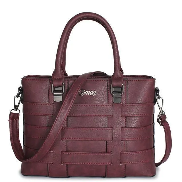 Shoulder Strap PU Leather Handbag