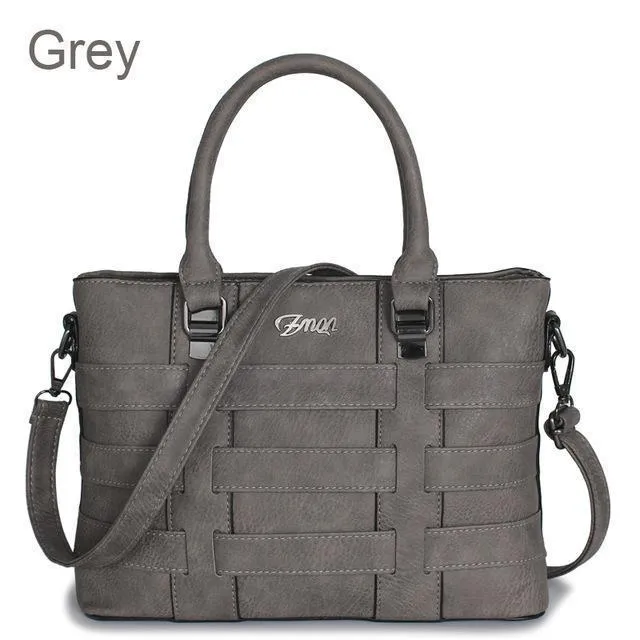 Shoulder Strap PU Leather Handbag