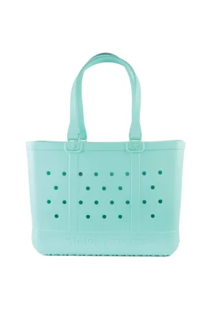 Simply Southern Large Waterproof Tote Bag in Seafoam | 0125-SIMPLYTOTE-SEAFOAM