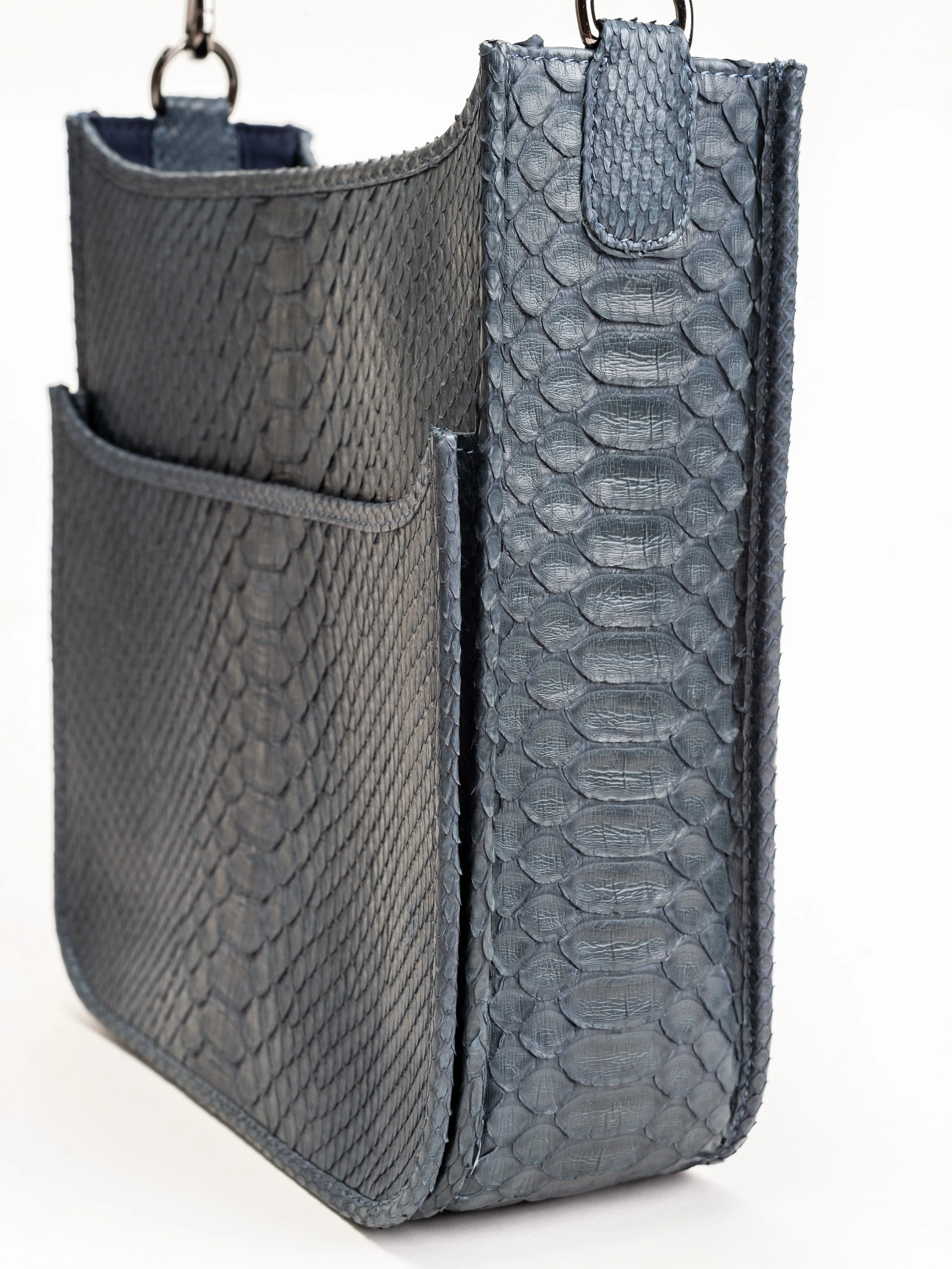 small asher multistrap bag - blue jean