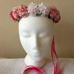 Small Wreath - Shades of pink small carnations