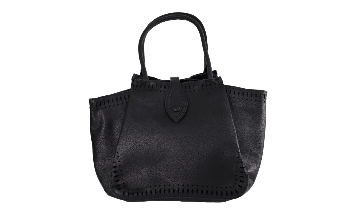 Smooth Design Handle Tote Bag