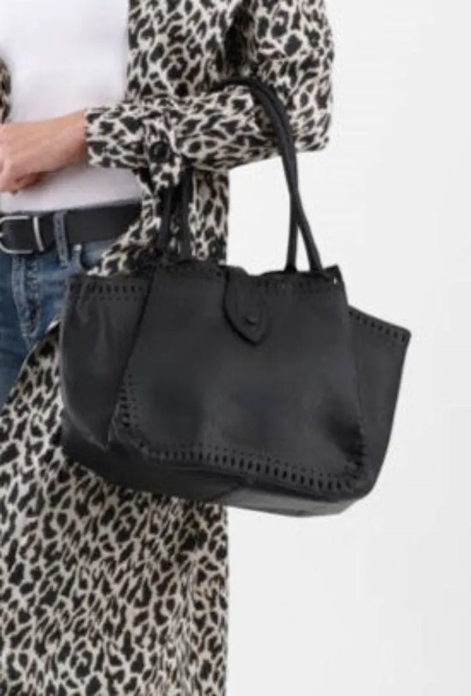 Smooth Design Handle Tote Bag