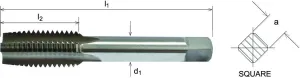 SOMTA - Series 501 HSS Metric Tap M4.5 x 0.75 Taper - Short Hand Tap