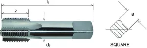 SOMTA - Series 571 HSS BSP-G Tap 3/8" Taper - Parallel Pipe Tap