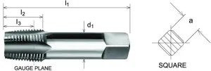 SOMTA - Series 575 HSS BSPT Tap 3/4" (Bottoming Lead, Taper Form)