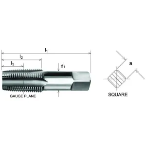 SOMTA - Series 585 HSS NPT Tap 1-1/4" (Bottoming Lead, Taper Form)