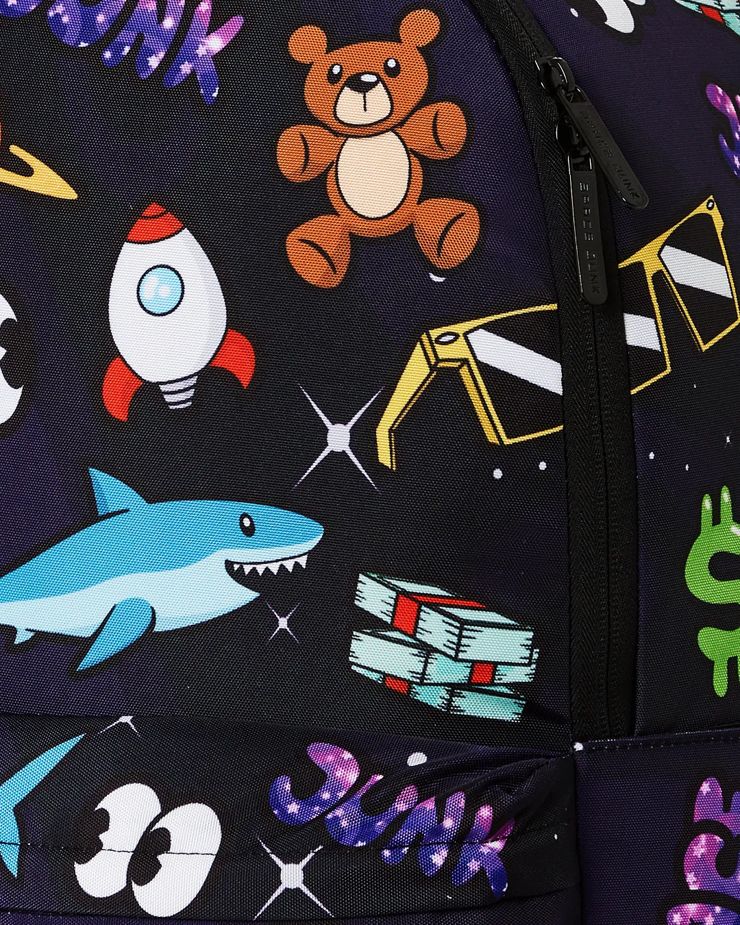 SPACE JUNK PATTERN BACKPACK