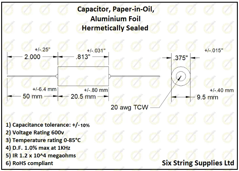 SSS Premium® PIO Capacitors