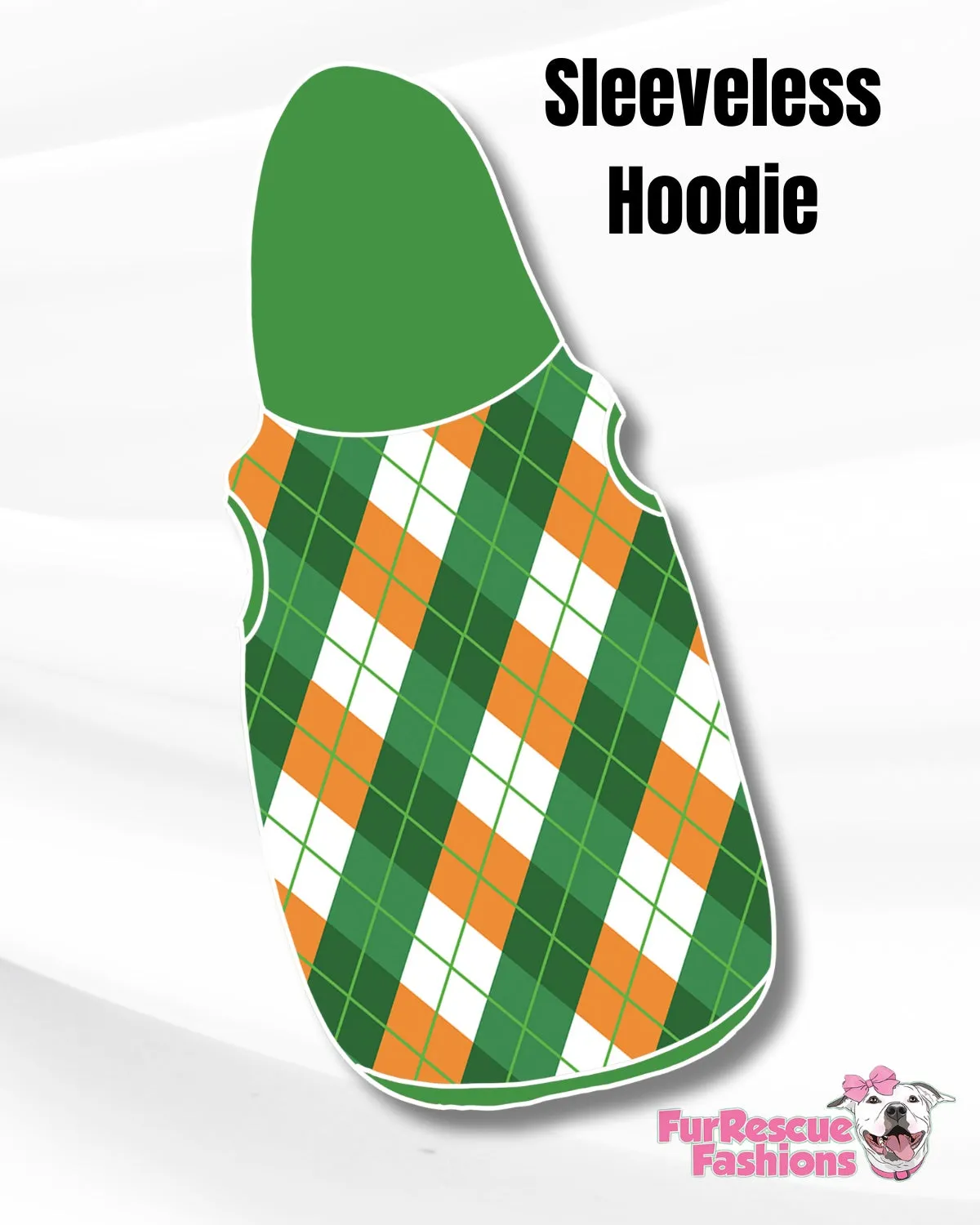 St. Paddy’s Argyle - Dog Pajama with Green Neck & Trim/Sleeves