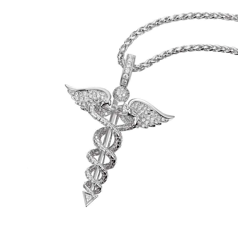Staff of Hermes Pendant