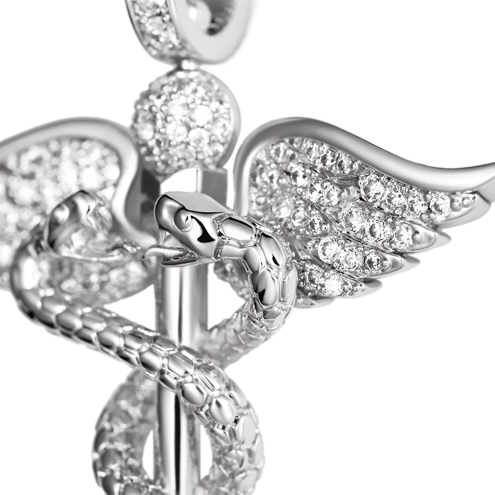 Staff of Hermes Pendant
